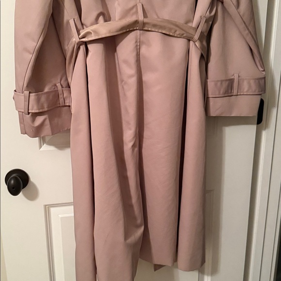 H&M Tan Trench Coat Classic Double-Breasted - Picture 6 of 7